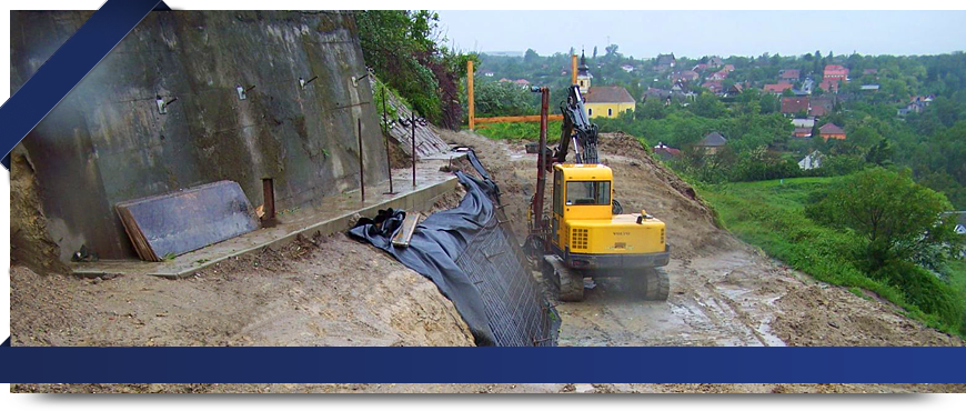 Sycons Kft. - Embankment stabilization