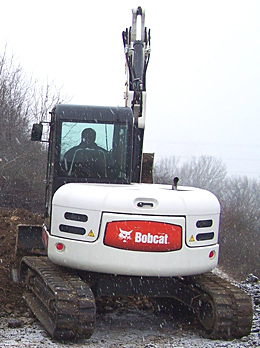 Sycons Kft. - KMOP subsidy - BOBCAT 442 type excavator with rubber tracks