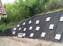 Sycons Kft. - Reinforcement of embankments by constructing reinforced soil retaining walls - Image 1