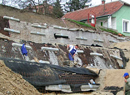Sycons Kft. - Reinforcement of embankments by constructing reinforced soil retaining walls - Image 3 Sycons Kft. - Reinforcement of embankments by constructing reinforced soil retaining walls - Image 3